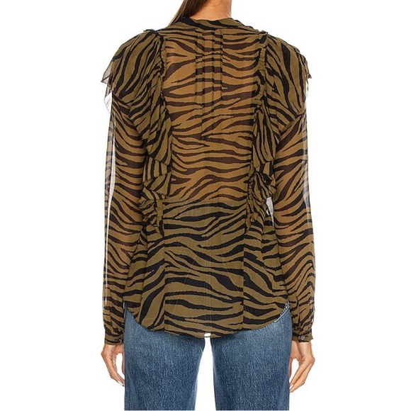 Veronica Beard Long Sleeve Camilla Top - Picture 2 of 14